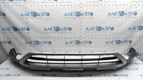Mitsubishi Outlander 22-26 silver front bumper lip, grille structure, scratches, chips