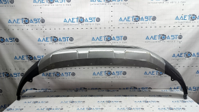 Mitsubishi Outlander 22-26 silver front bumper lip, grille structure, scratches, chips