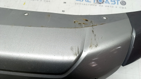 Mitsubishi Outlander 22-26 silver front bumper lip, grille structure, scratches, chips