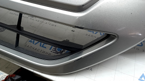 Mitsubishi Outlander 22-26 silver front bumper lip, grille structure, scratches, chips