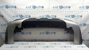 Mitsubishi Outlander 22-26 rear bumper lip, silver, inserts, structure, scratches, chips, soot