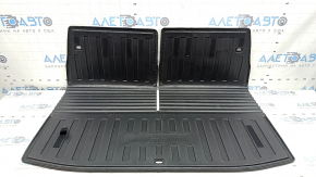 Mitsubishi Outlander 22-26 black fabric trunk mat, for 3 rows