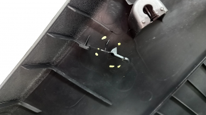 Mitsubishi Outlander 22-23 front right door panel, black with gray leather, with gray leather armrest, with backlight, scratches, broken mount