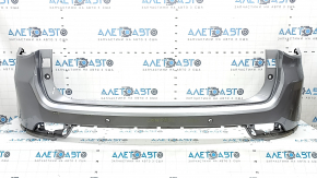 Jeep Compass 22-26 rear bumper, bare upper part, for parking sensors, silver, scratches, broken fasteners
