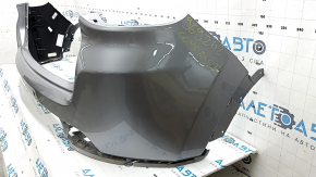 Jeep Compass 22-26 rear bumper, bare upper part, for parking sensors, silver, scratches, broken fasteners