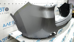 Jeep Compass 22-26 rear bumper, bare upper part, for parking sensors, silver, scratches, broken fasteners