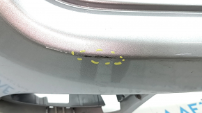 Jeep Compass 22-26 rear bumper, bare upper part, for parking sensors, silver, scratches, broken fasteners