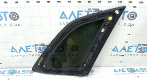Rear left window, blind glass, Audi Q5 80A, 18-24 tinted with chrome molding, scratches on chrome