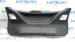 Jeep Compass 17-26 lower tailgate trim, black, scratches, whitened plastic