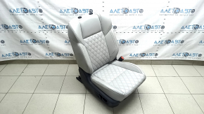 Mitsubishi Outlander 22-26 passenger seat with airbag, electric, heated, gray leather, dry-cleanable