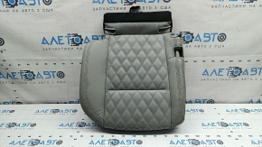 Rear seat cushion, 2nd row, right, Mitsubishi Outlander 22-26, gray leather, dry-cleanable