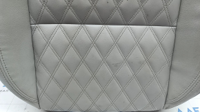 Mitsubishi Outlander 22-26 driver's seat cushion upholstery, gray leather, heated, dry-cleanable