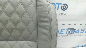 Mitsubishi Outlander 22-26 driver's seat cushion upholstery, gray leather, heated, dry-cleanable