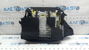 Mitsubishi Outlander 22-26 rear seat cushion, 3rd row, right, gray leather, dry-cleanable