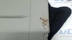 Mitsubishi Outlander 22-26 rear seat cushion, 3rd row, right, gray leather, dry-cleanable