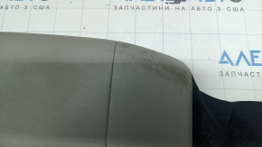 Mitsubishi Outlander 22-26 rear seat cushion, 3rd row, right, gray leather, dry-cleanable