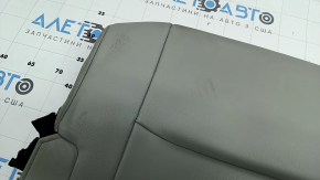 Mitsubishi Outlander 22-26 rear seat cushion, 3rd row, right, gray leather, dry-cleanable