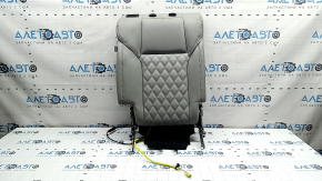 Mitsubishi Outlander 22-26 rear seat backrest, right, with airbag, gray leather, with upper frame, dry-cleanable