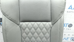 Mitsubishi Outlander 22-26 rear seat backrest, right, with airbag, gray leather, with upper frame, dry-cleanable