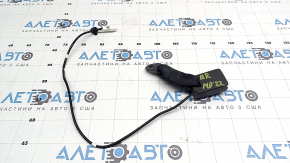Rear seat belt latch, 2nd row, right, Mitsubishi Outlander 22-26, black, with wire