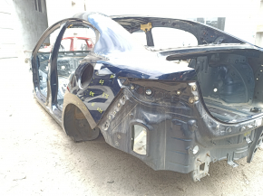 Quarter wing rear left Mazda 3 19-26 4d on the body, blue, butt, after repair 0.3-1.2