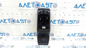 Jeep Compass 22-26 rear center console trim, black, glossy, with trims, with air duct