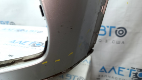 Bare front bumper for Volvo XC90 16-19 with headlight washer and no park assist, silver, non-factory holes, scratches, chips