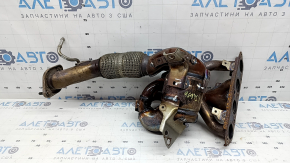 Exhaust manifold with catalytic converter for Mazda 3 19-23 2.5 Japan-built