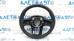 Jeep Compass 23-26 leather steering wheel, black, heated, with overlay