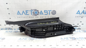 Rear left inner door sill plate for Volvo XC90 16-23, black with chrome insert, scratches