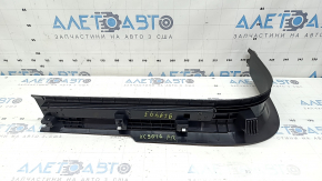 Volvo XC90 16-23 black front right inner door sill with chrome insert, scratches