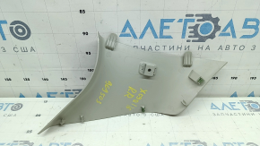Volvo XC90 16-26 right rear upper pillar trim, gray, with plug, scratches