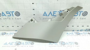 Left rear lower rear pillar trim Volvo XC90 16-26 gray, scratches, cracked mount