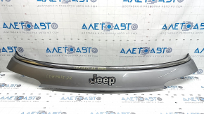 Jeep Compass 22-26 tailgate trim under glass with chrome molding and emblem