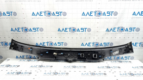Jeep Compass 22-26 tailgate trim under glass with chrome molding and emblem