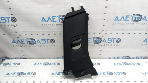 Left front rear pillar trim for Volvo XC90 16-26, black, fabric, scratches, dry cleanable