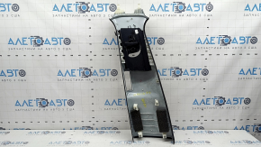 Volvo XC90 16-26 center pillar trim, upper belt, right, black, worn