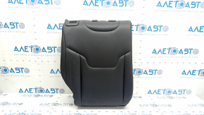 Right rear seat back, 2nd row, Jeep Compass 22-26, black leather, brown stitching