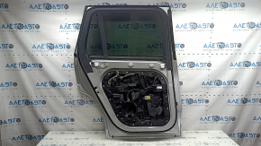 Volvo XC90 16-26 keyless rear left door assembly, tinted, silver 711, with a bumper