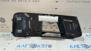 Left front bumper grille for Audi Q7 16-19, chrome, with parking sensors and no radar.