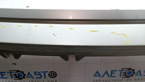 Rear bumper, bare upper part, Volvo XC90 16-19, without autoparking, silver, scratches, chips
