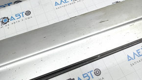 Right side sill for Volvo XC90 16-26 with seal, silver, scratches, chips