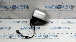 Left side mirror assembly for Volvo XC90 16-24, 14 pins, turn signal, heated, auto-dimming, BSM, silver