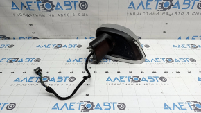 Left side mirror assembly for Volvo XC90 16-24, 14 pins, turn signal, heated, auto-dimming, BSM, silver