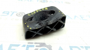 The bump stop of the fang of the lower reinforcement of the front bumper, right BMW 3 G20 19-26, is dented.