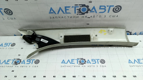 Upper left front pillar trim Volvo XC90 16-26, gray, dry-cleanable