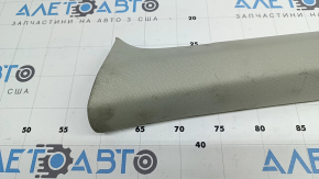 Upper left front pillar trim Volvo XC90 16-26, gray, dry-cleanable