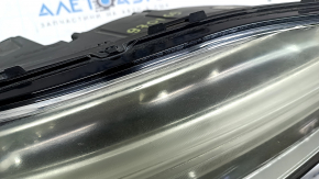 Volvo XC90 16-17 LED front right headlight assembly, scratches, peeling paint, spider web, needs polishing