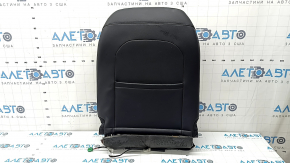 Jeep Compass 22-26 driver's seat back upholstery, black leather with brown stitching, heated