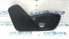 Right side passenger seat trim for Jeep Compass 17-26, black, manual, scratches